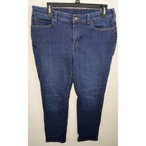Duluth Trading Company Women's Straight Leg Jeans Size 12 Classic Fast Shipping